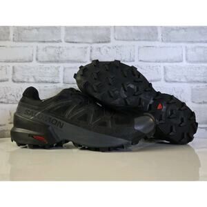 Salomon Speedcross GTX Gore-Tex Trail Running Shoes Men's Size 10 Black 475690